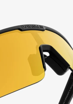 D.Franklin Wind Fifty Black / Gold|Damen Sport-Sonnenbrillen|Sport-Sonnenbrillen