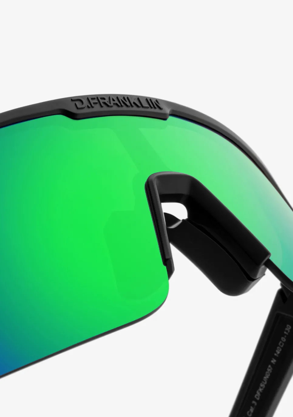 D.Franklin Wind Fifty Black / Green|Damen Sport-Sonnenbrillen|Sport-Sonnenbrillen