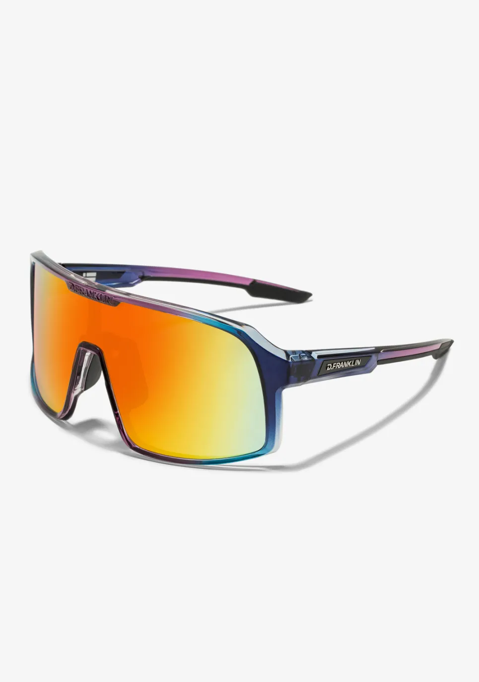 D.Franklin Wind Grad Purple / Orange|Damen Sport-Sonnenbrillen|Sport-Sonnenbrillen