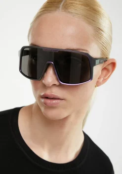 D.Franklin Wind Limited Iridiscent Purple / Black|Damen Sport-Sonnenbrillen