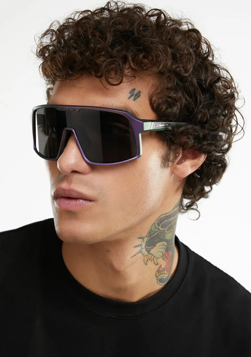 D.Franklin Wind Limited Iridiscent Purple / Black|Damen Sport-Sonnenbrillen