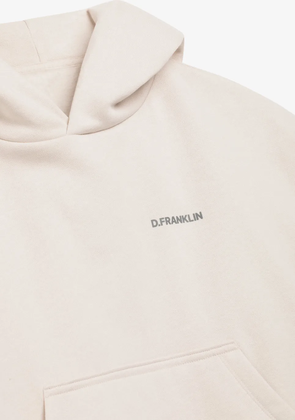 D.Franklin Worldwide Crop Hoodie Ice Grey|Damen Sweatshirts