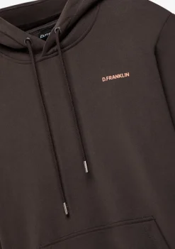 D.Franklin Worldwide Hoodie Brown|Damen Sweatshirts|Sweatshirts