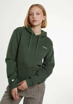 D.Franklin Worldwide Hoodie Green|Damen Sweatshirts|Sweatshirts