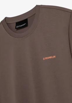 D.Franklin Worldwide Tee Brown|Damen T-Shirts|T-Shirts