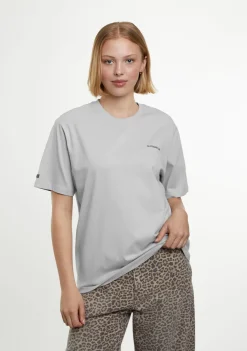D.Franklin Worldwide Tee Ice Grey|Damen T-Shirts|T-Shirts